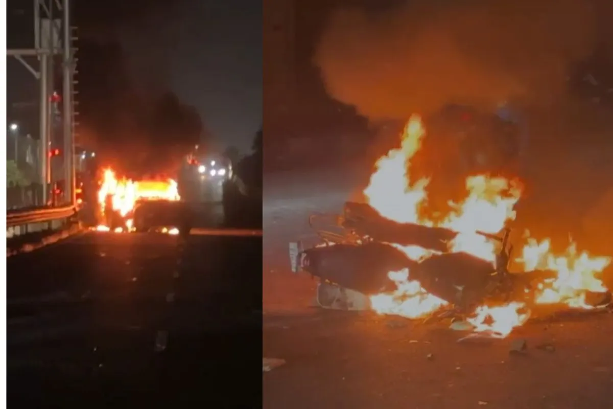 पटना के अटल पथ पर बवाल